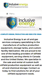 Mobile Screenshot of inclusivenergy.com